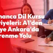 Almanca Dil Kursu Seviyeleri: A1'den C2'ye Ankara'da Öğrenme Yolu
